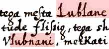 lublana, v Lublani 17. stol.